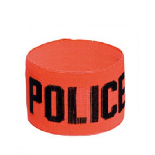 Brassard orange elastique Inspecteur
