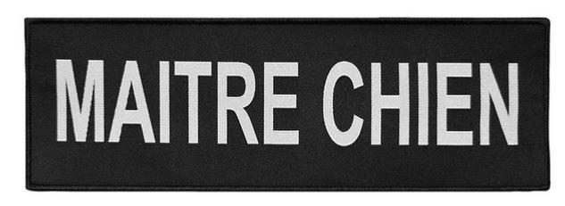 Dossard Maître Chien noir