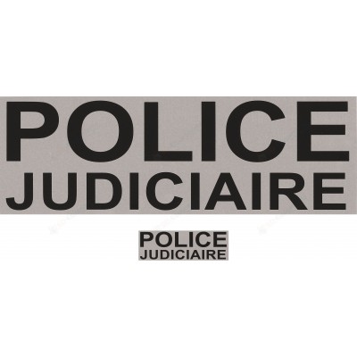 Dossard Police Judiciaire