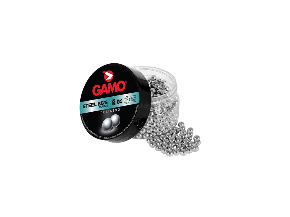 Billes Gamo 4.5 mm 500p Acier Steel BB's