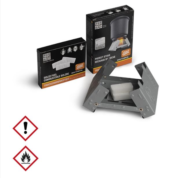 Réchaud BW Esbit® avec recharge combustible