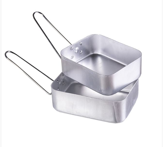 Set de deux gamelles Britanniques en aluminium anodise