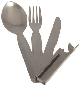 Set de service 3 pieces en acier