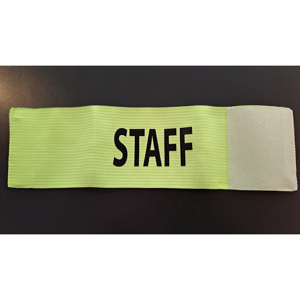 Brassard fluo "STAFF"