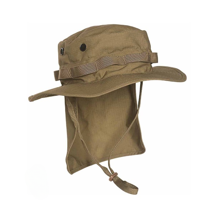 Chapeau Desert avec protege nuque Coyote