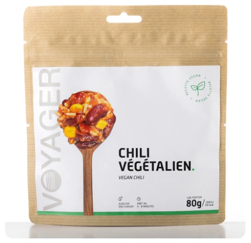 Chili vegetarien lyophilise - 80g - 313 kcal