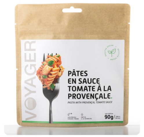 Pates en sauce tomate a la Provençale lyophilise - 90g - 330 kcal