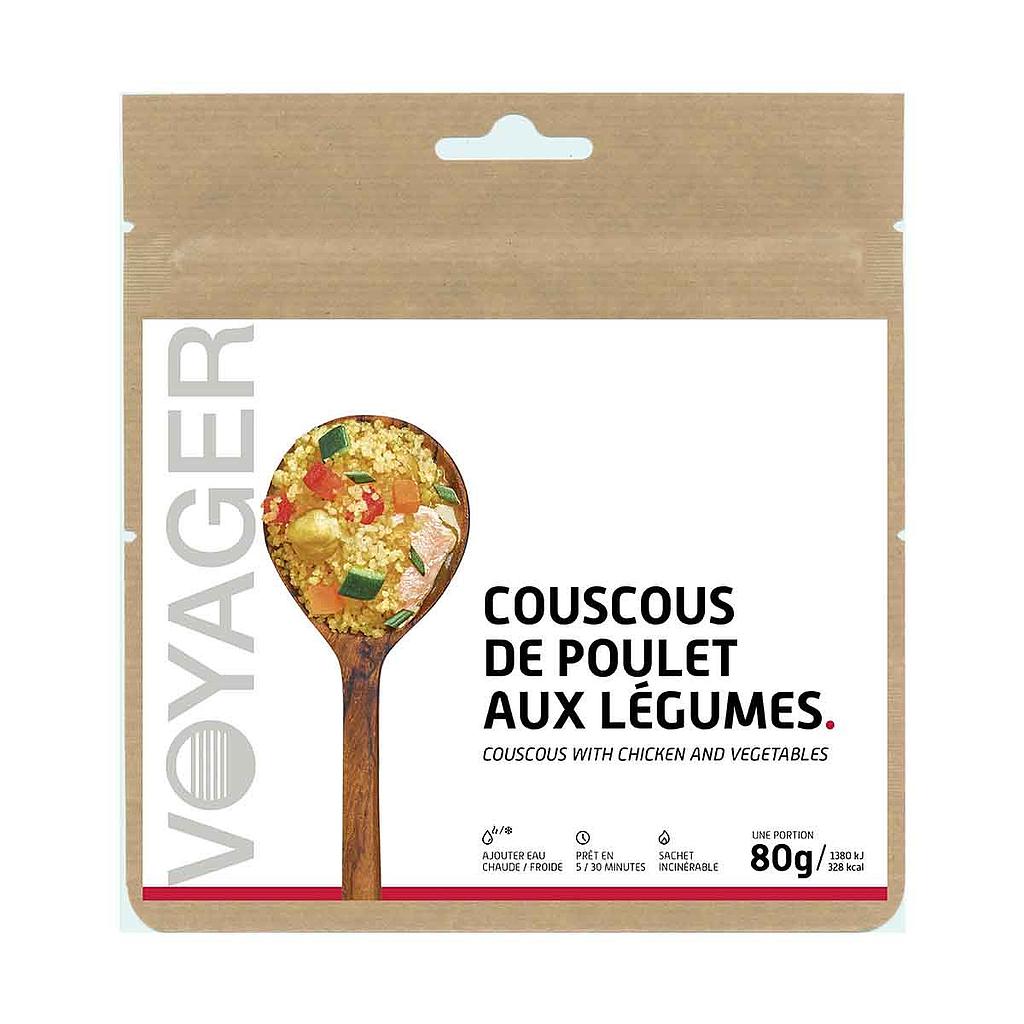Couscous de poulet aux légumes lyophilisé - 80g - 348 kcal