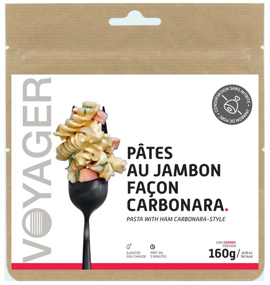 Pates au jambon façon Carbonara lyophilise - 160g