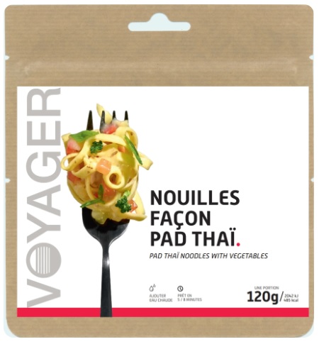 Nouilles aux légumes façon Pad Thaï lyophilisées - 120g - 485 kcal