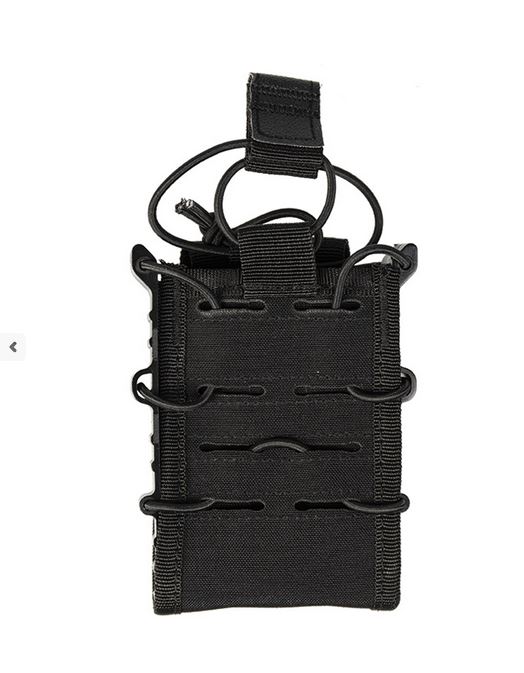 PORTE CHARGEUR SINGLE OPEN TOP FLEX NOIR