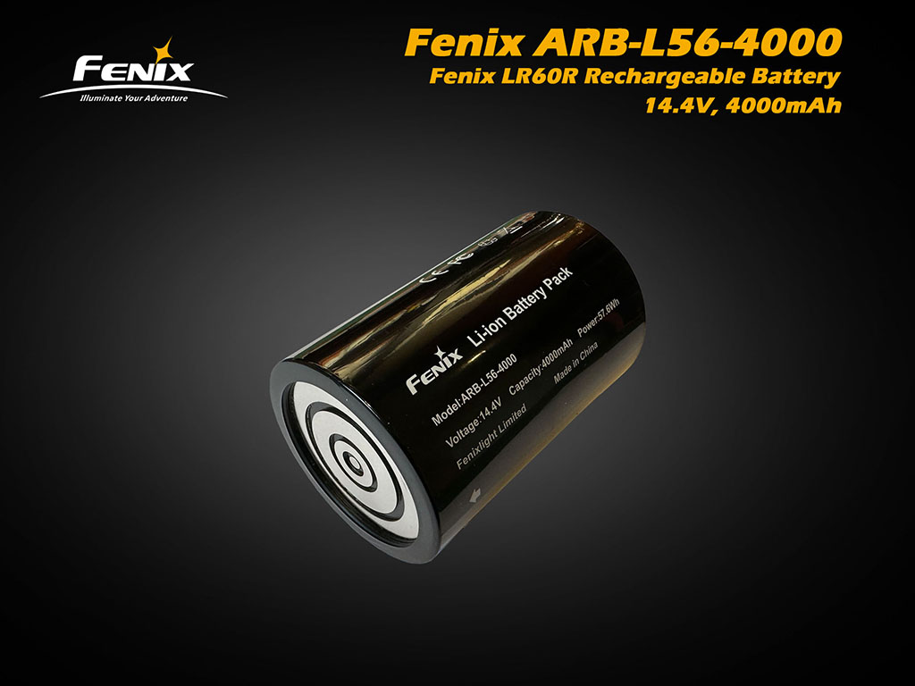 Accu Fenix pour lampe LR60R ARB-L56-4000