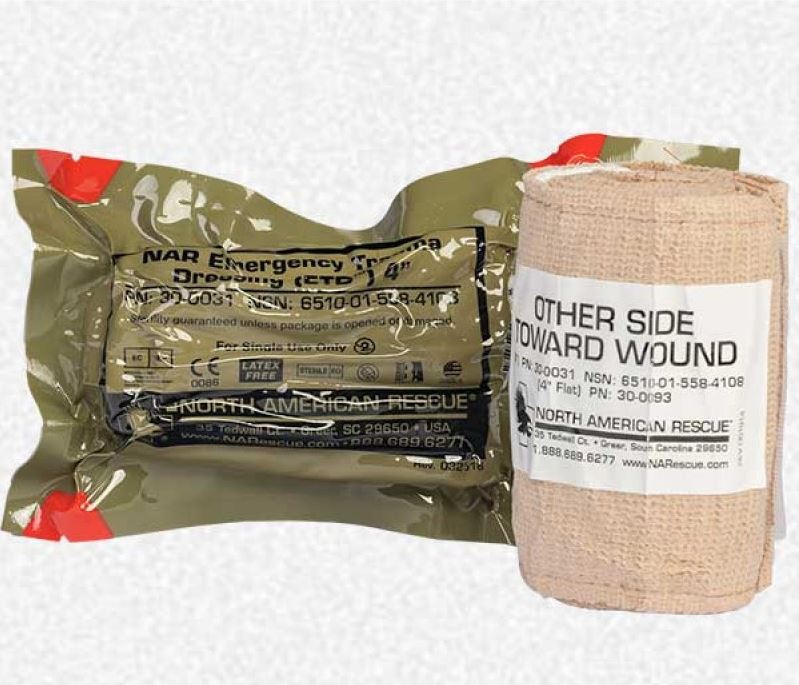 Emergency Trauma Dressing ETD Flat