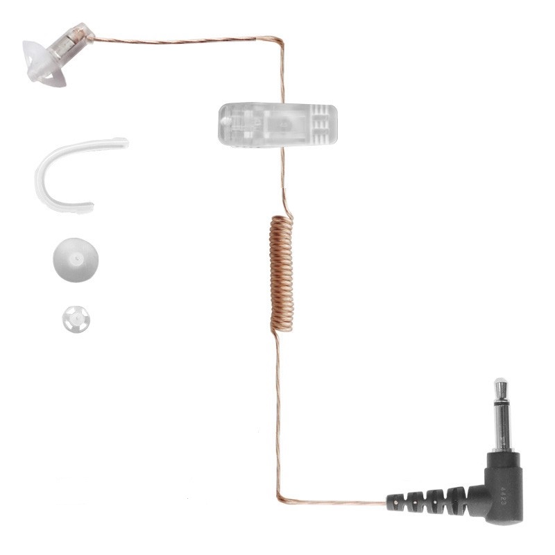 Oreillette ultra-légère avec câble transparent - Jack 3.5