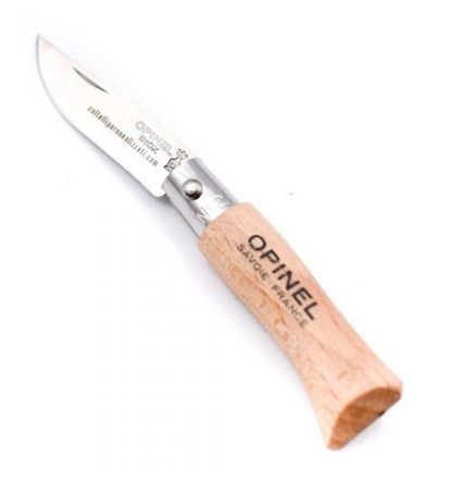 Porte-clé Opinel N° 2 manche hêtre inox