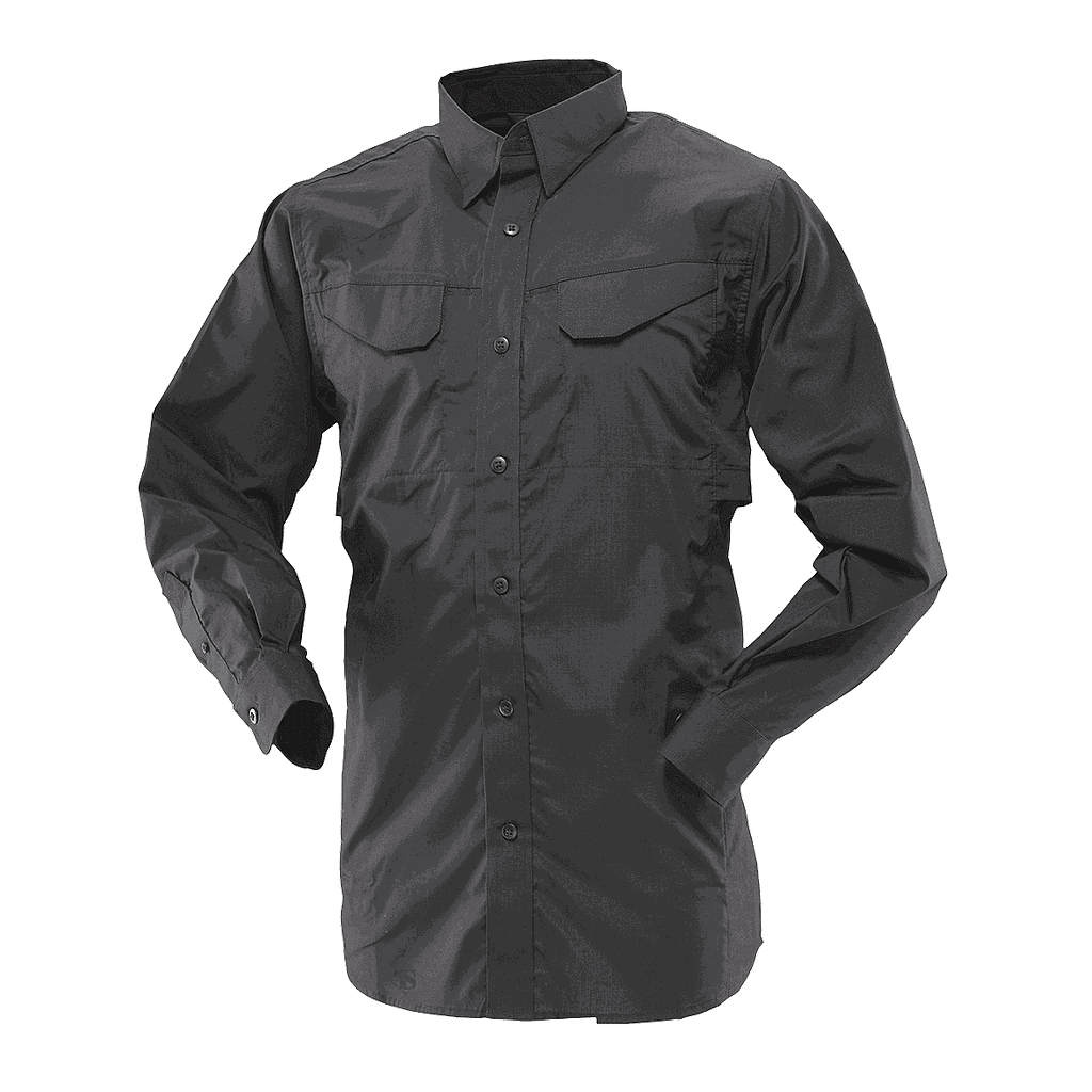 Chemise legere manches longues bouton, 24/7 khaki