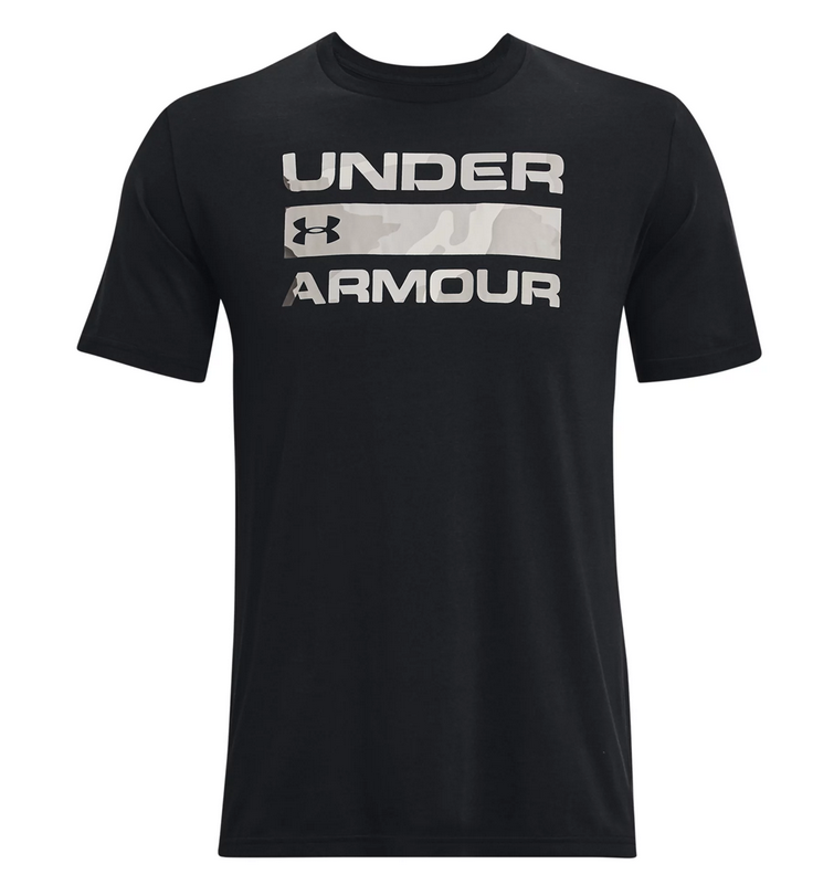 T-Shirt Under Armour Stacked Logo Fill noir