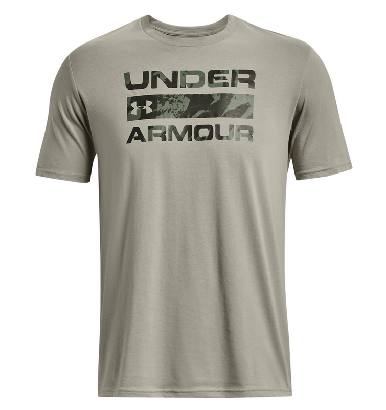 T-Shirt Under Armor Stacked Logo Fill Groove Green.