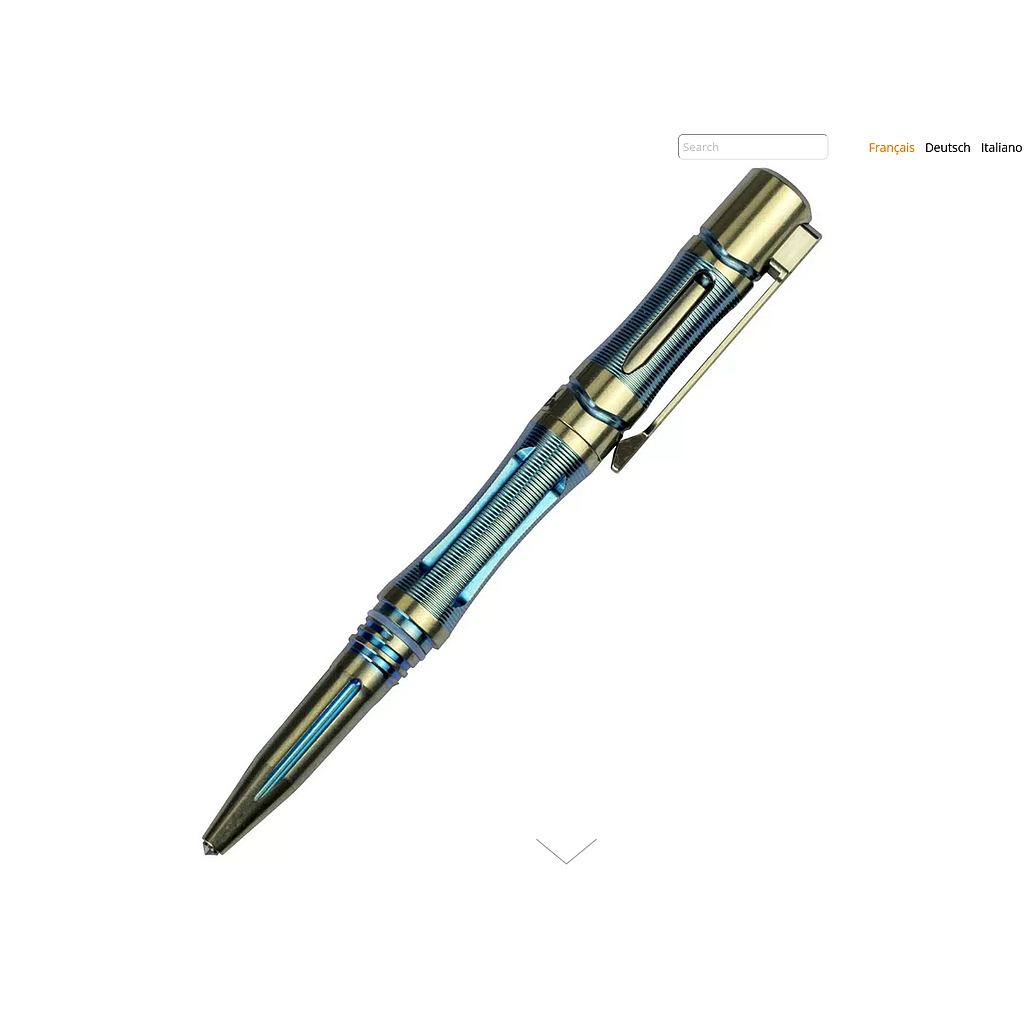 Stylo Tactique TITANIUM T5Ti blue