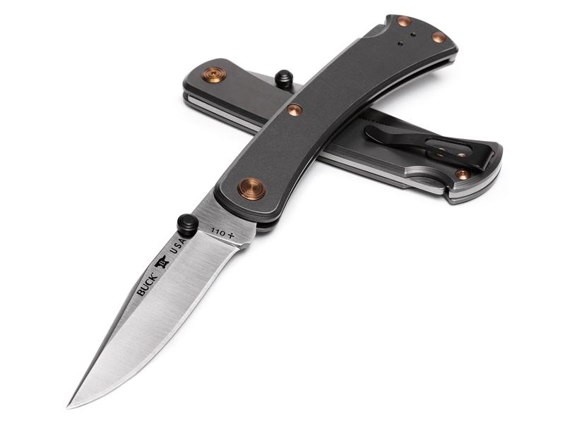 Couteau Slim Pro TRX Titanium Buck