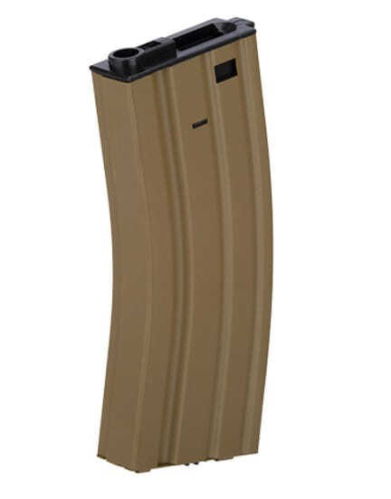 Lancer Tactical - Chargeur Airsoft Hi-cap métal 300 billes pour M4 AEG Tan