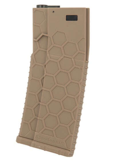 Lancer Tactical - Chargeur Airsoft AEG Mid-cap 120 coups Hexmag Dark Earth