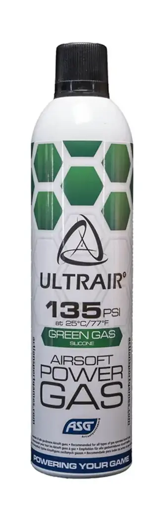 Bouteille de Gaz Ultrair Vert ASG