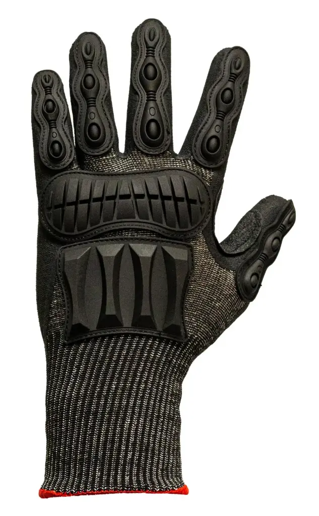 Gants Police souples coqués anti-couteaux Noirs