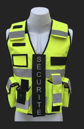 Gilet Urban Force - Mesh - Jaune 