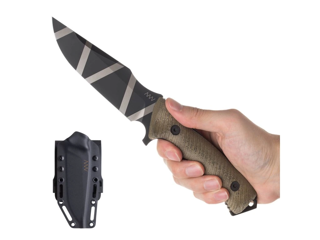 Couteau ANV M311 Camo Micarta Vert