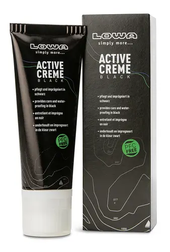 Cirage noir Lowa pour chaussures à membrane Gore-Tex