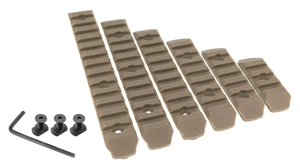 Set de 6 Rails M-Lock nylon BO Manufacture