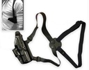 Holster d'epaule cuir pour Glock 17/22/19/23