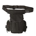 Pochette multi fonction de cuisse noire Mil-Tec