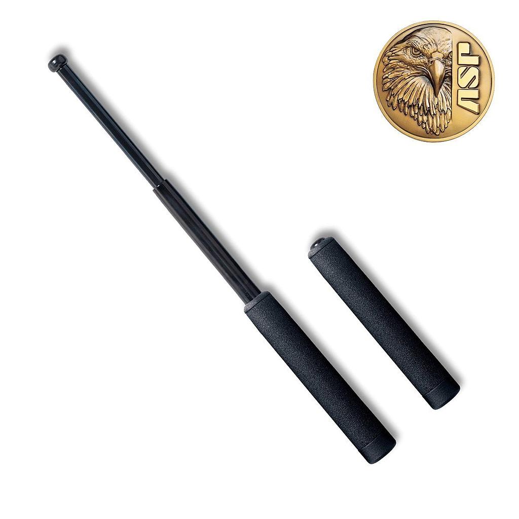 Bâton ASP Foam Friction Black Chrome