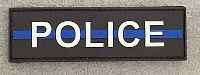 Patch POLICE &quot;The Thin Blue Line&quot;