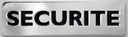 Badge métal SECURITE