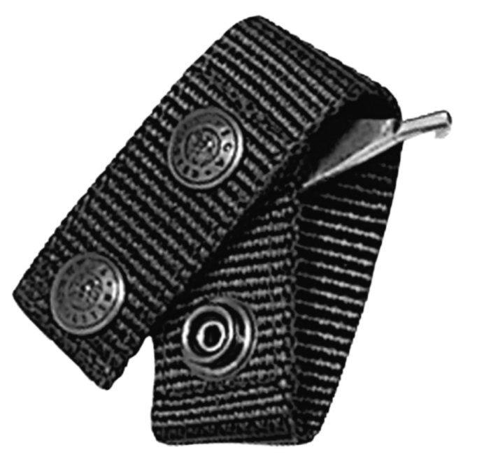 Belt Keeper avec clef Menotte Noir