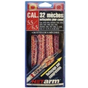 Paquet de 32 mèches nettoyantes pour canon 5,5 / 6,5
