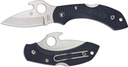 Couteau Spyderco Dragonfly 2 drop point noir C28PGYW2