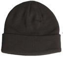 Bonnet acrylique maille fine noir