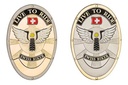 Badge Live To Ride Swiss Biker