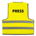 Chasuble jaune fluo avec marquage