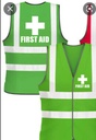 Chasuble vert First Aid