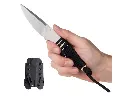 Couteau ANV P100 Stonwash Paracorde Noir