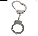 Menottes GK en acier nickelé double sécurité 