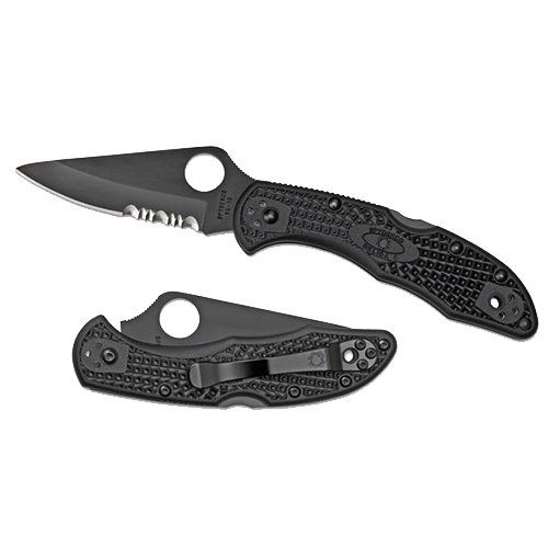 Couteau Spyderco Delica 4 Noir