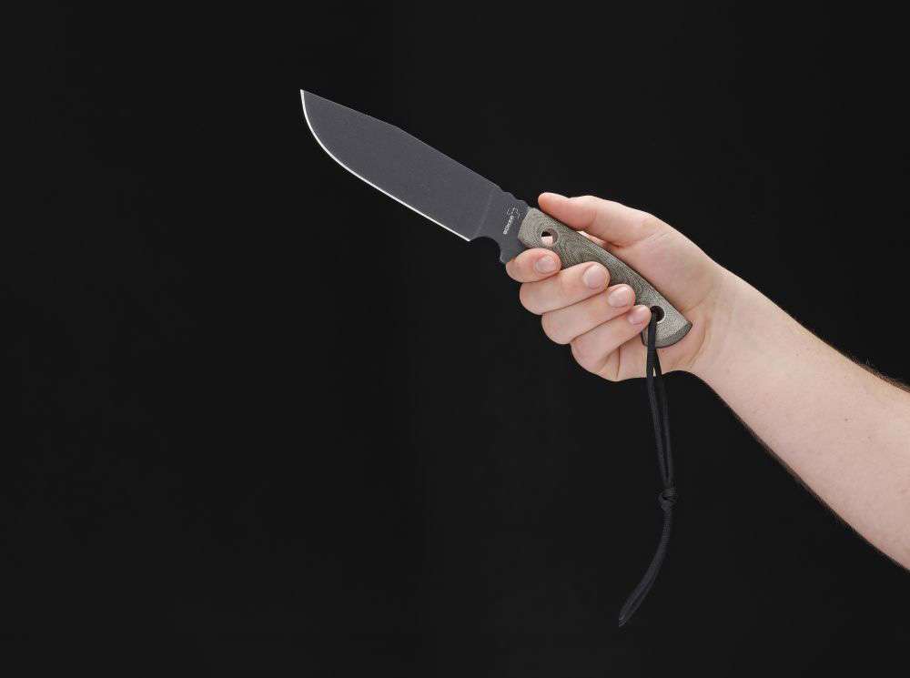 Couteau Fixe Noir Rold 02BO272
