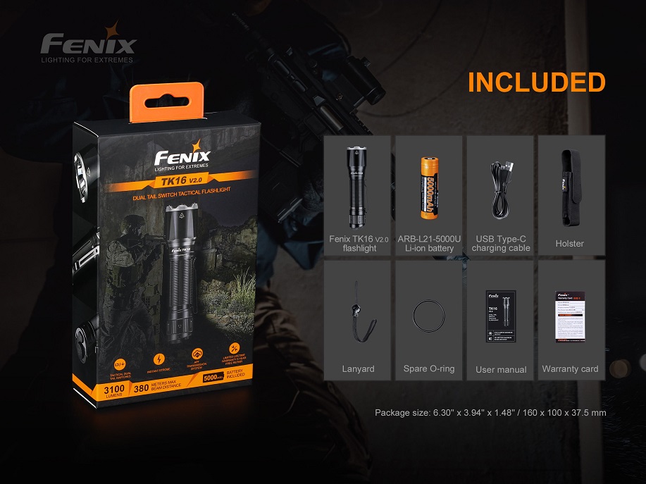 Lampe FENIX TK16 V2.0
