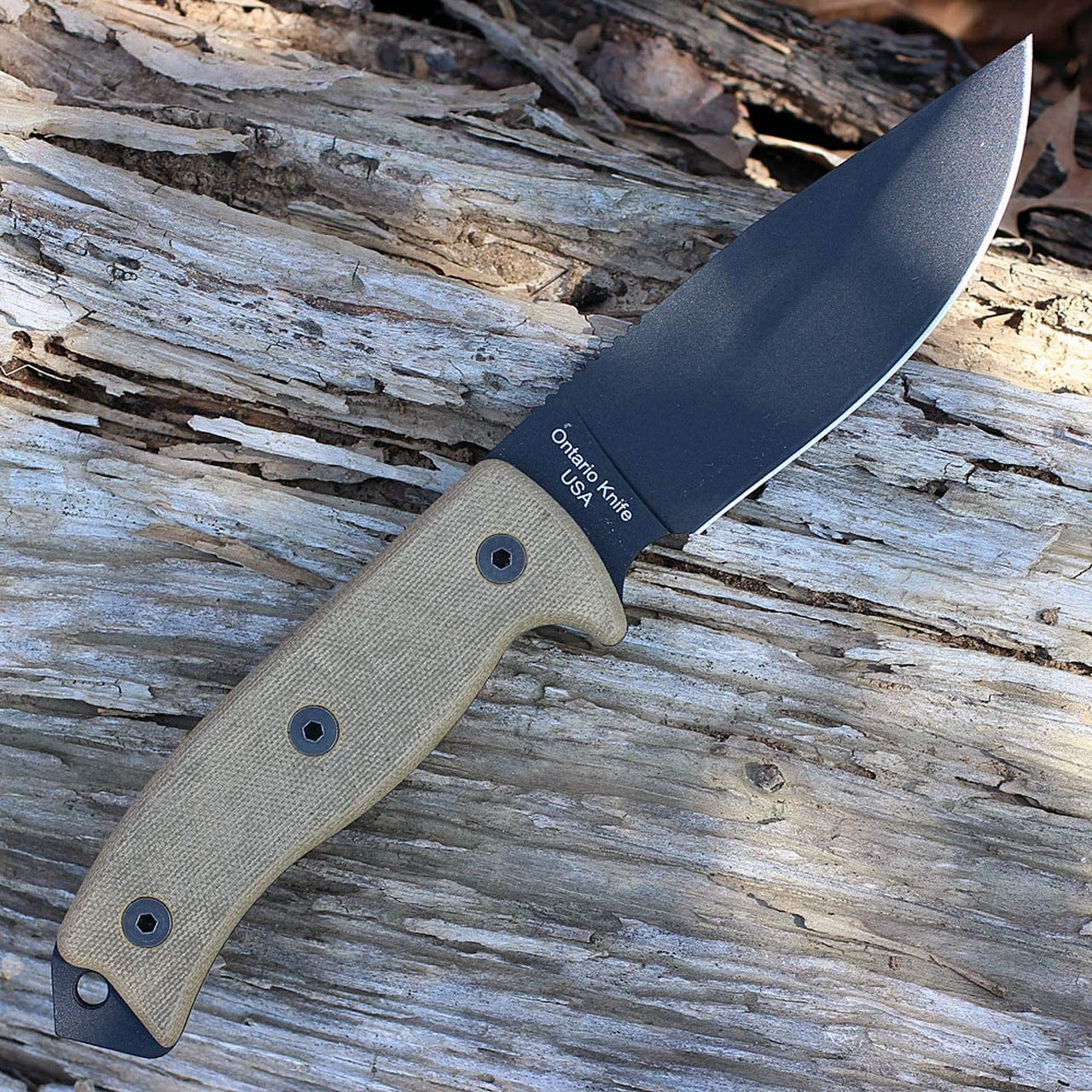 Couteau RAT 5 W avec étui Nylon - Ontario Knife